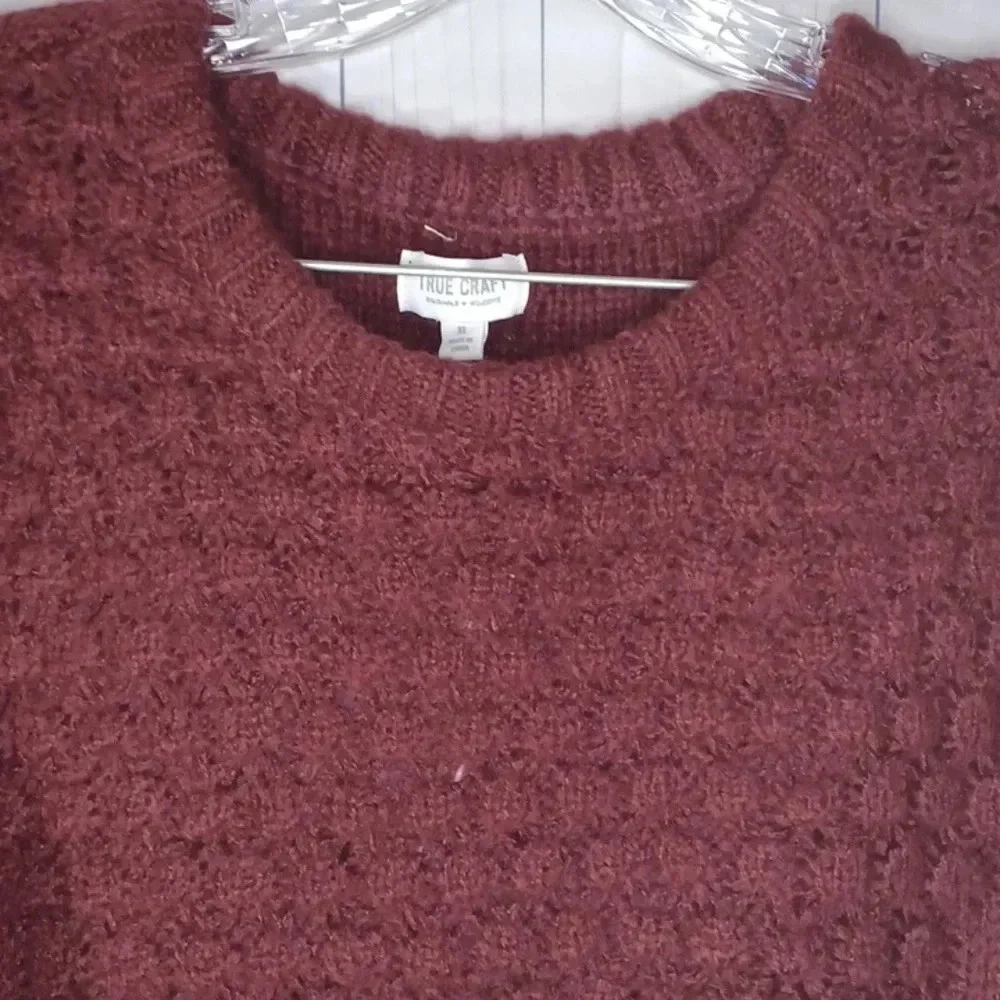 True Craft Siren Red Core Sweater NWT - Picture 5 of 9